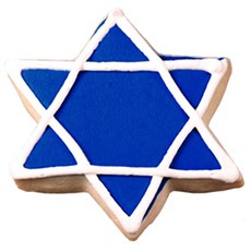 CFC7 - Hanukkah Star of David Cookie Favors